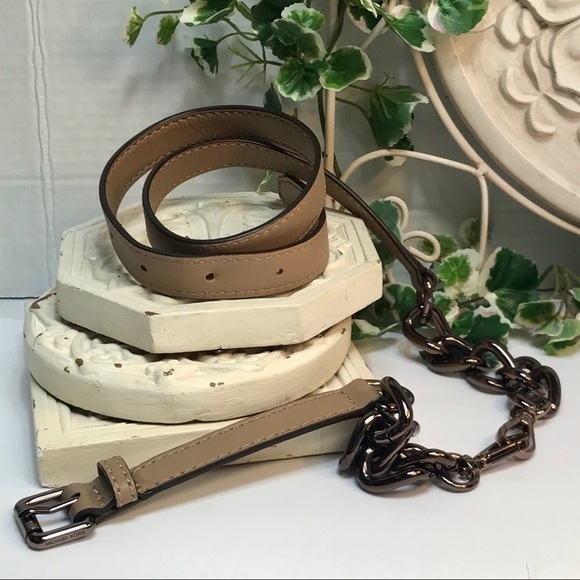 Michael Kors Chain and Leather Belt - Picture 1 of 8